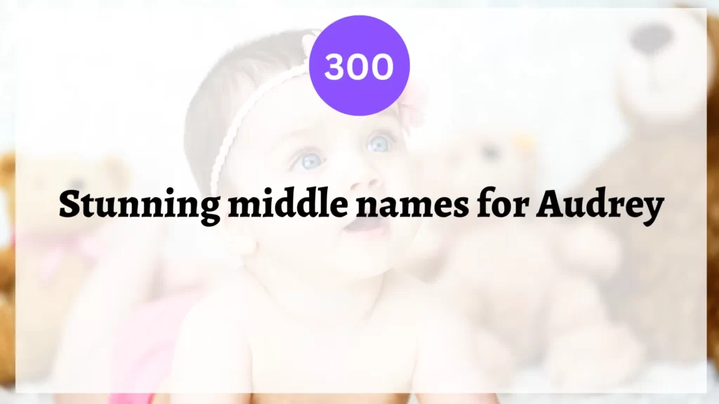 middle names for audrey