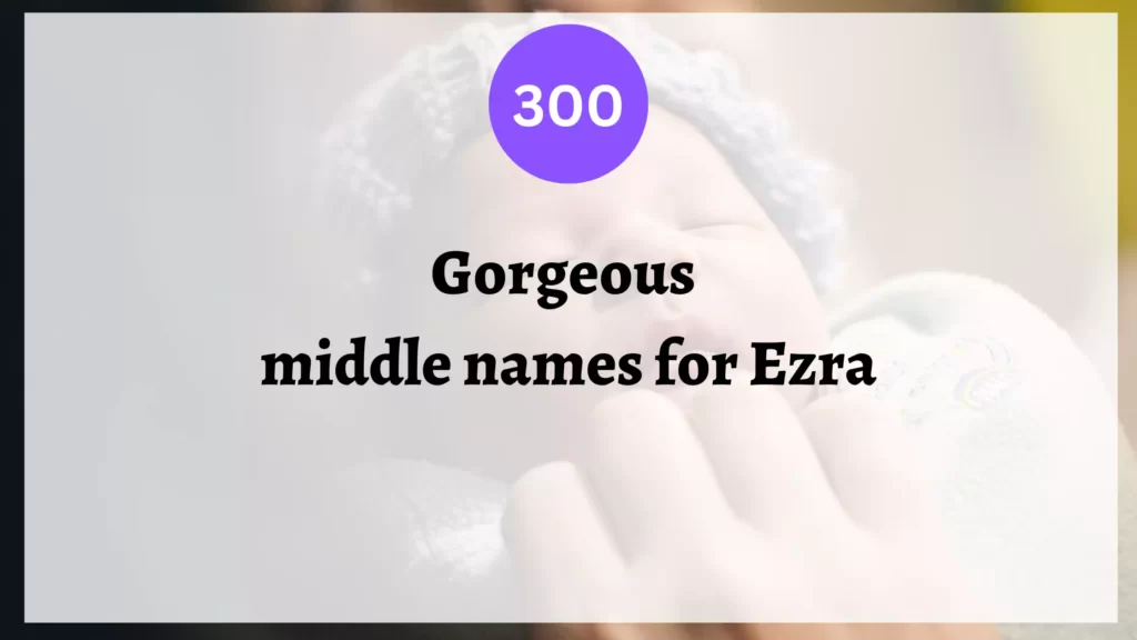 middle names for ezra