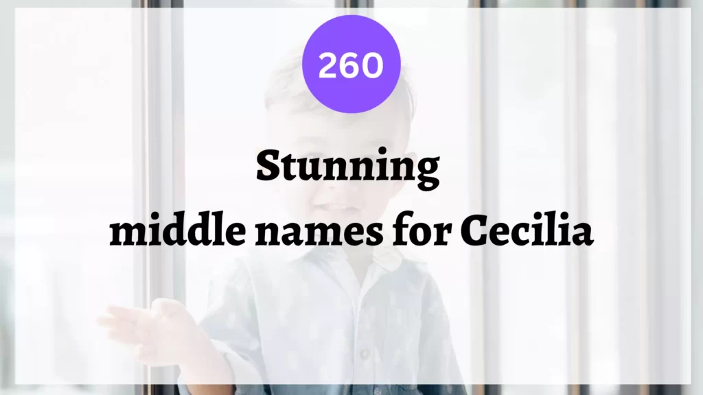 middle names for cecilia